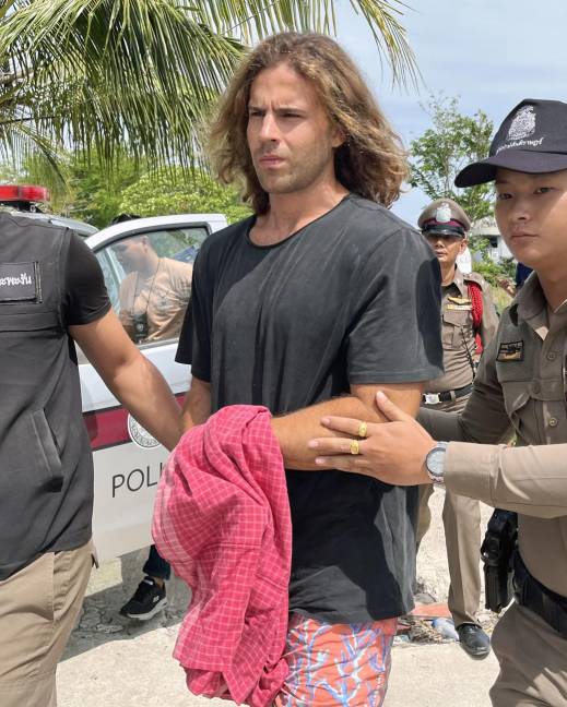 Fotografía de archivo del español Daniel Sancho, detenido por la policía de Tailandia.