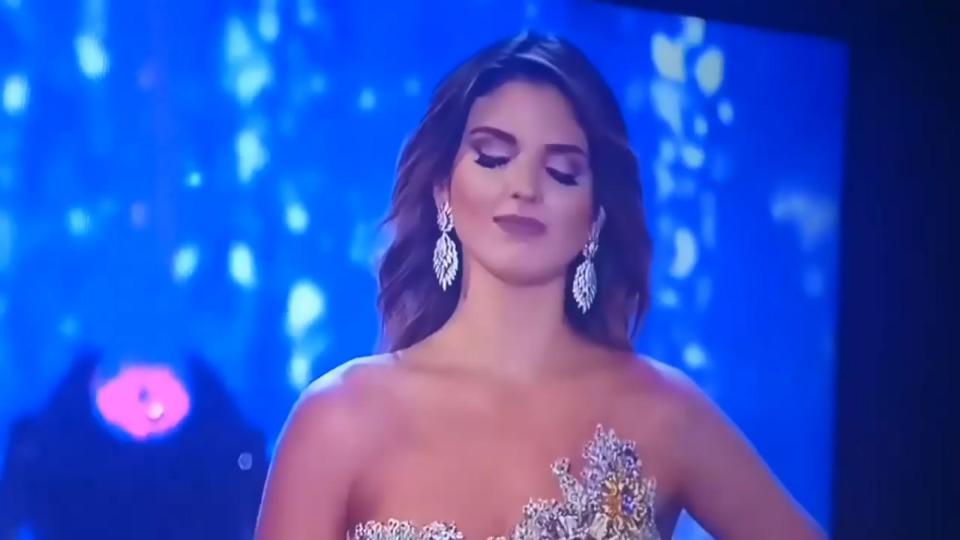 El poco disimulado enojo de esta modelo tras perder la corona en Miss Colombia