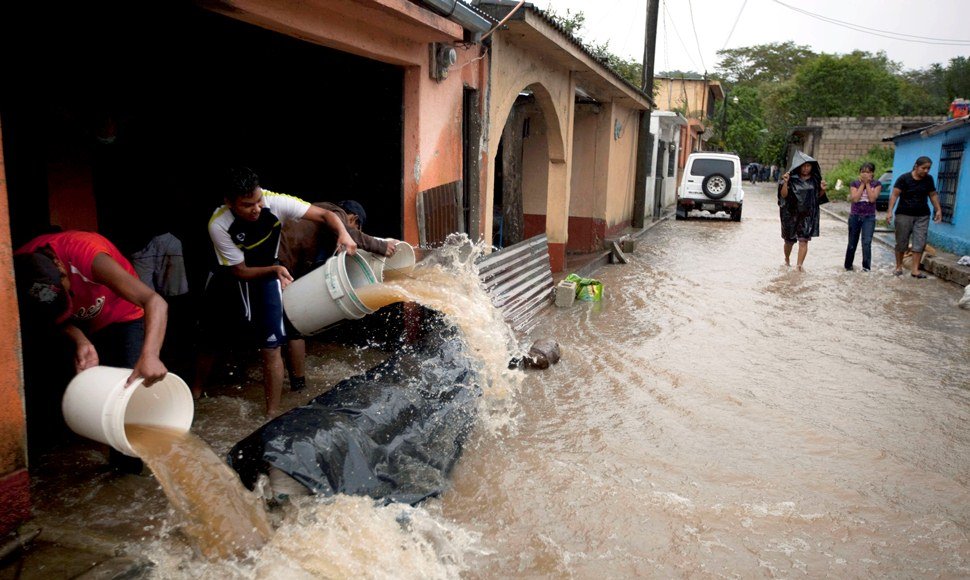 Siete muertos en Guatemala por torrenciales aguaceros