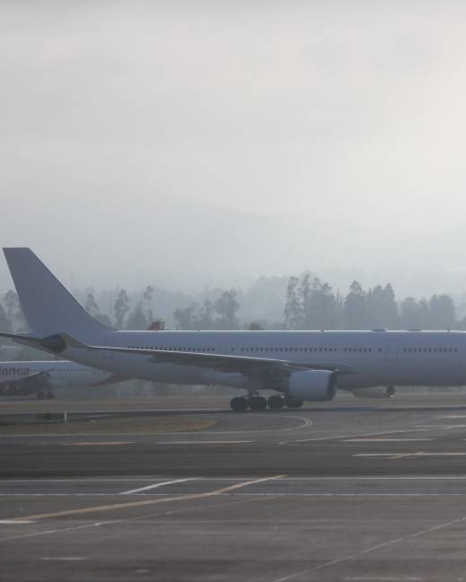 Imagen referencial para graficar un vuelo que llega al aeropuerto Mariscal Sucre de Quito.