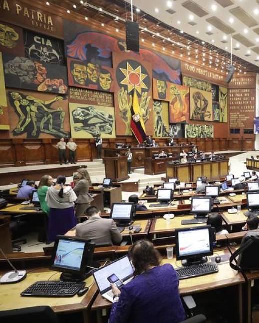 Imagen del Pleno del Parlamento durante la sesión.