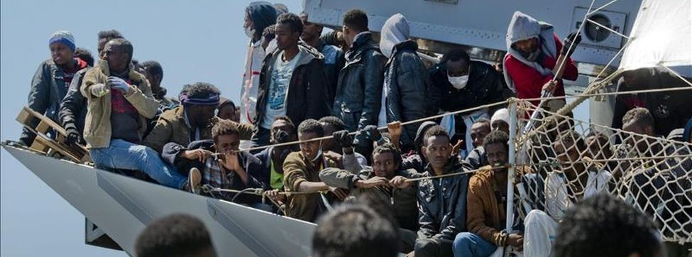 El masivo rescate de los inmigrantes que se trasladan a Italia