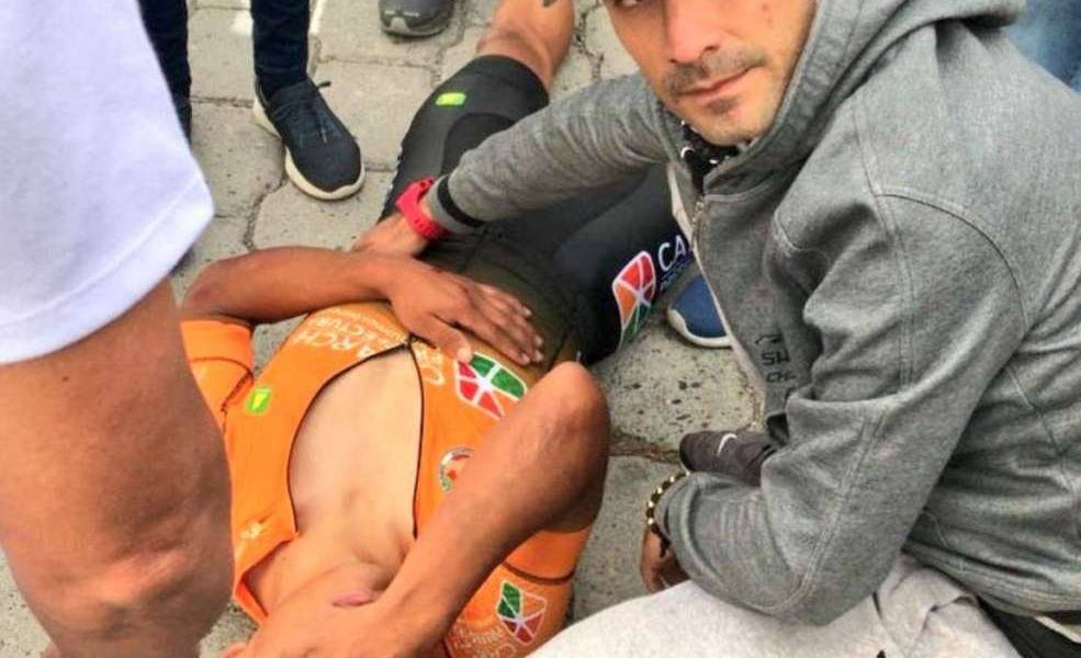 Caicedo sufre fractura de clavícula tras accidente en la Vuelta a Ecuador