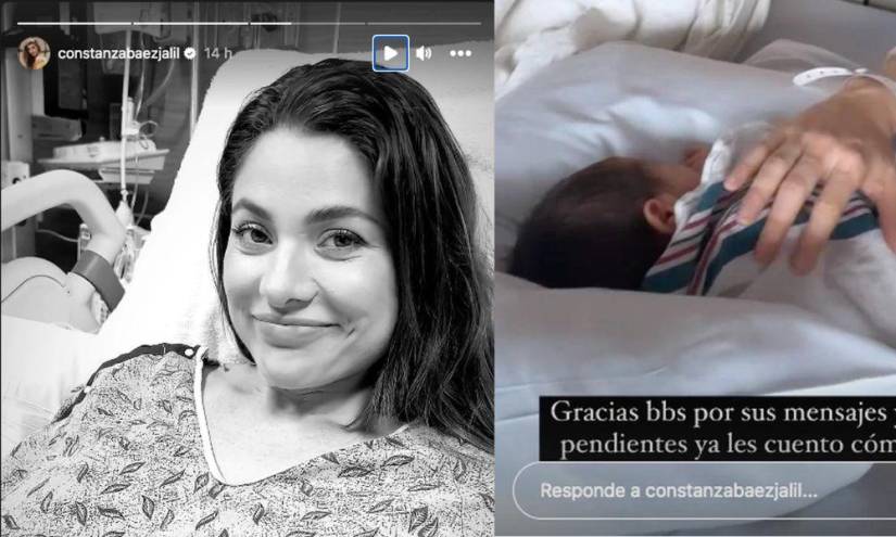 Constanza Báez en sus redes sociales.
