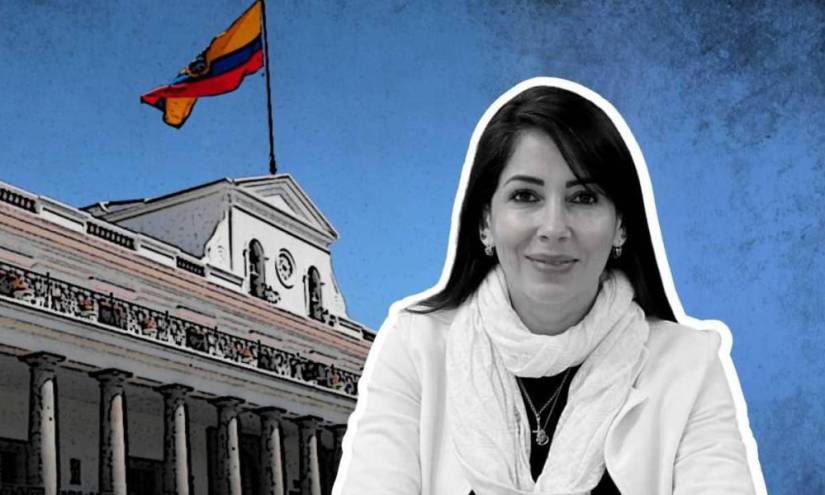 Luisa González, candidata del correísmo para la Presidencia de Ecuador. (Camila Villacrés)