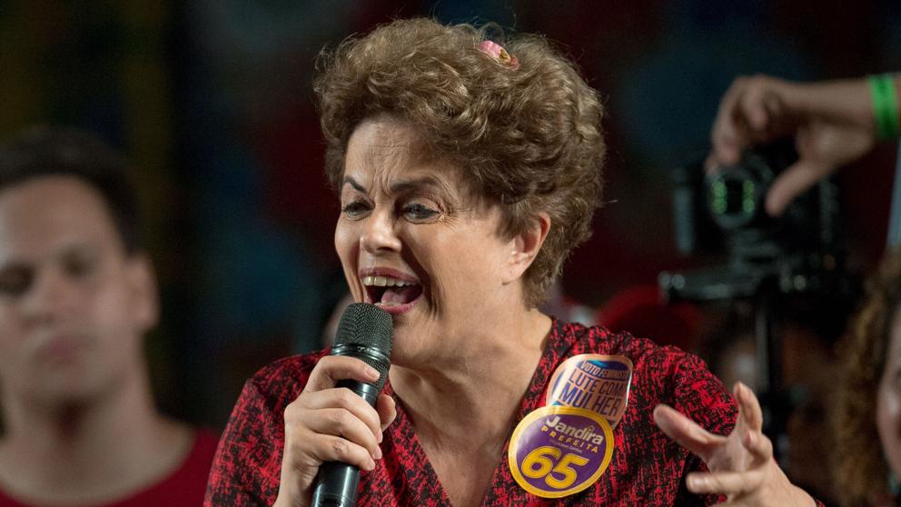 Rousseff denuncia que Brasil va hacia &quot;un Estado de excepción&quot;
