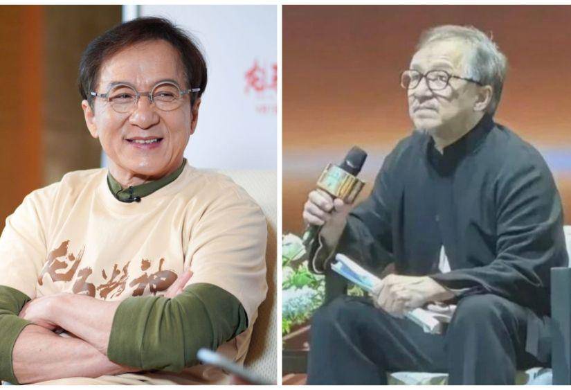 Imágenes de Jackie Chan comparadas en redes sociales.