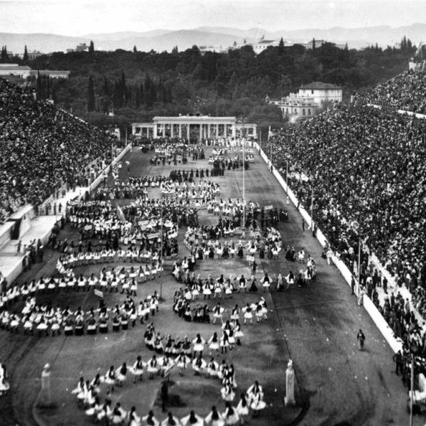 This is how the first Olympic Games of modern times were