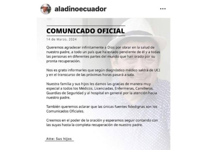 En horas de la tarde los hijos del Mago de la Rockola se pronunciaron por medio de sus redes sociales