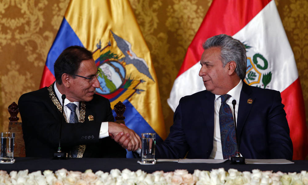 Compromisos entre Ecuador y Perú se definen para el 2019
