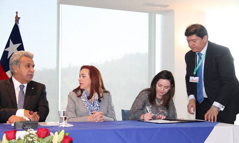 Ecuador y Chile suscriben declaración para proyecto minero