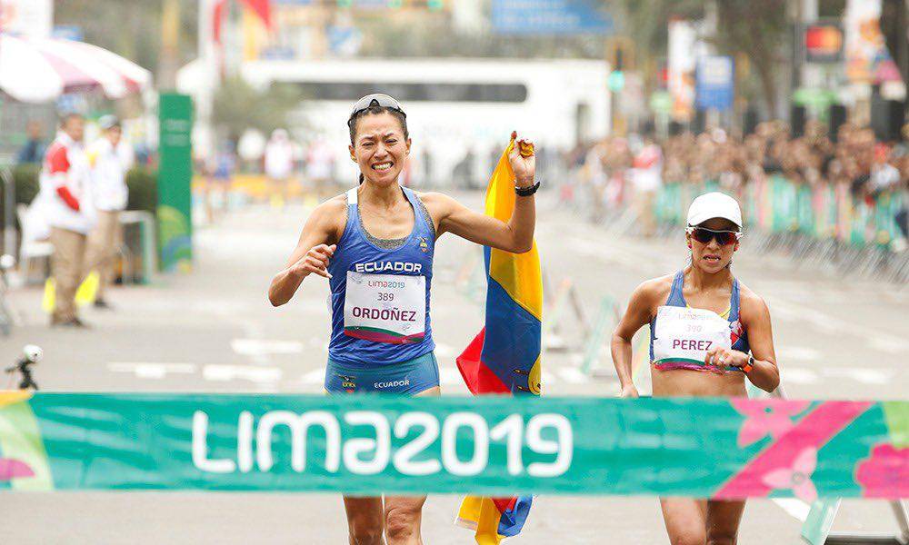 La marchista ecuatoriana Johana Ordoñez reclama falta de presupuesto para preparación hacia Mundial de Atletismo
