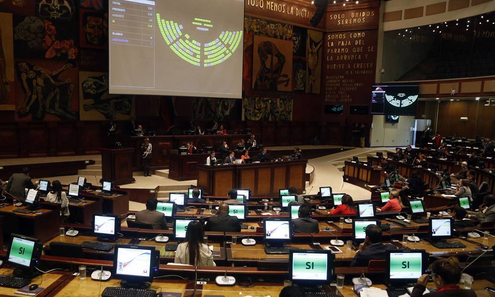 Pleno de la Asamblea acepta la renuncia de Vicuña