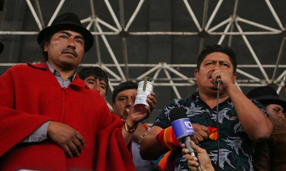 Indígenas seguirán en Quito hasta lograr acuerdo