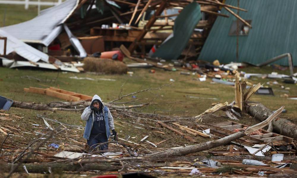 Más de 70 las muertes en Kentucky (EEUU) por impacto de tornado