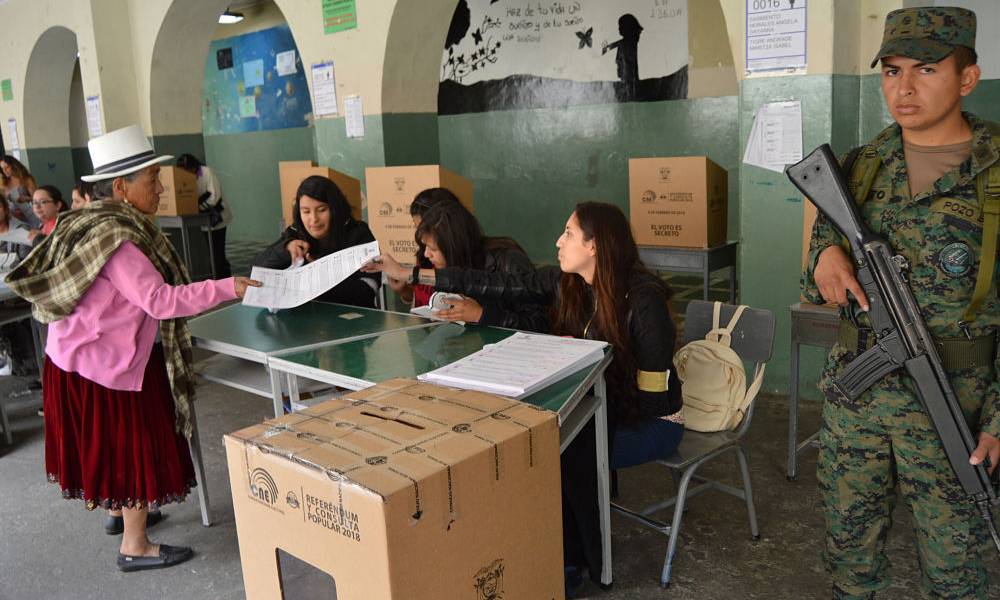 Loja: simulacro por revocatoria de mandato de alcalde