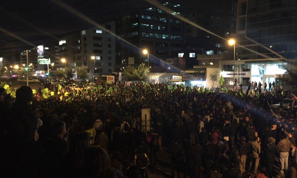 Así se vivieron las manifestaciones contra la Ley de Impuesto a la Herencia