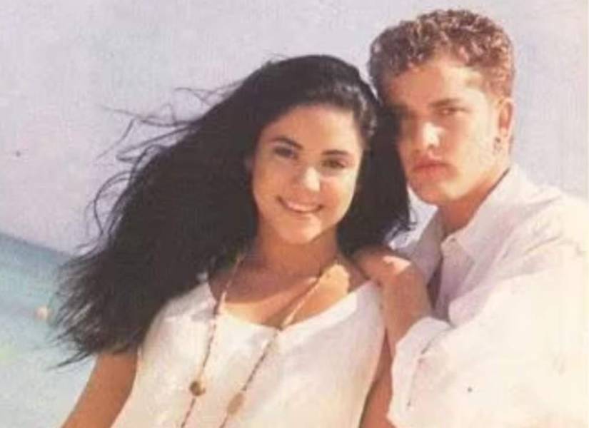 Shakira y Naren en un especial de TVyNovelas en 1994