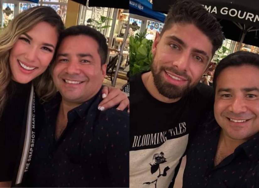 Henry publicó en redes fotos de la velada que compartió con Alejandra y Beta