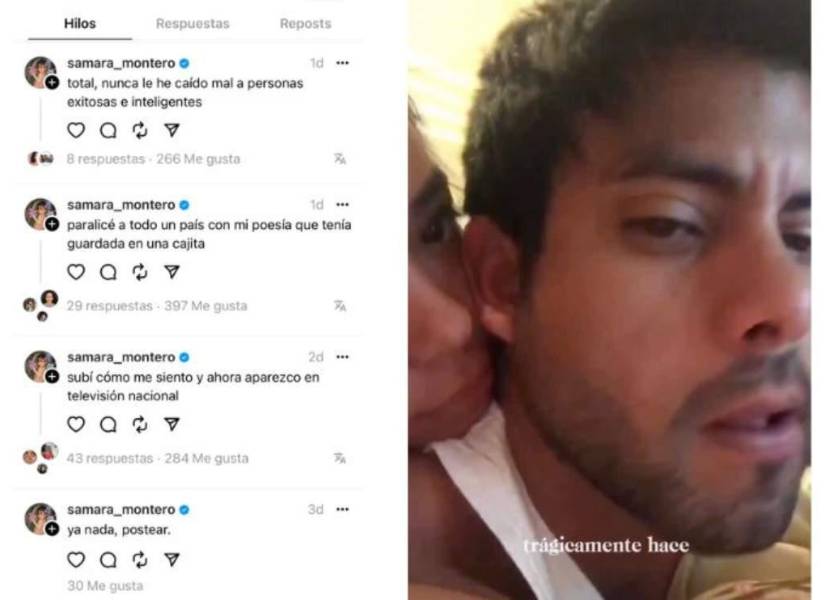La influencer se manifestó en su cuenta de Threads