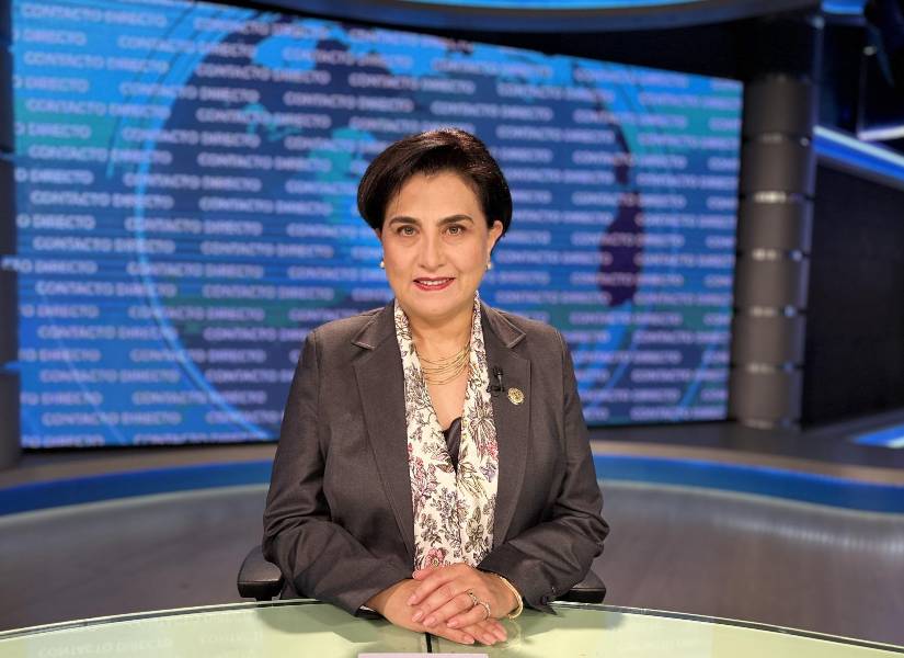 La canciller ecuatoriana Gabriela Sommefeld ofreció este lunes 1 de septiembre una entrevista en Contacto Directo.