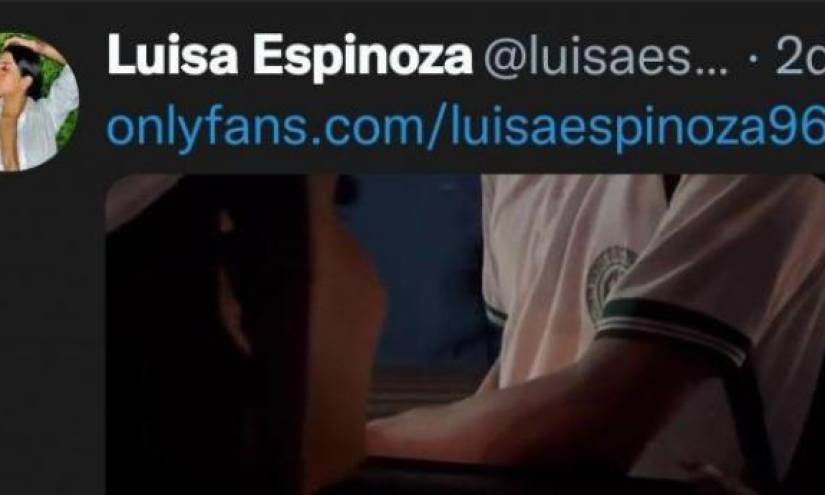 Captura del video que Luisa Espinoza subió a sus redes sociales con supuestos menores de edad.