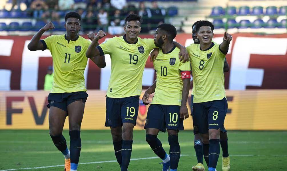 Preolímpico sub 23: Ecuador lidera la tabla de posiciones disputada la primera jornada del Grupo A