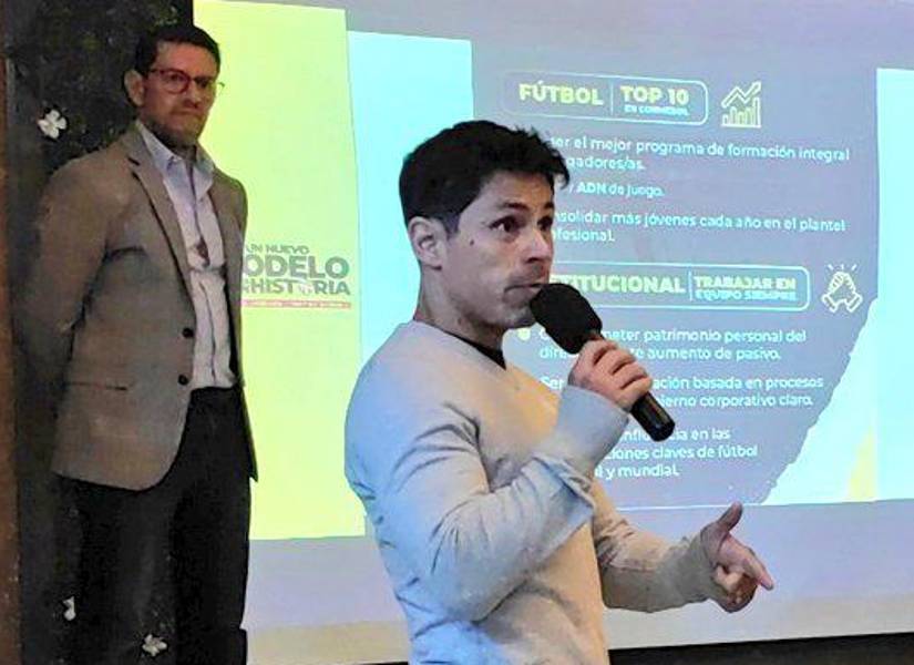 Matías Oyola fue rival de Antonio Álvarez para las elecciones presidenciales de Barcelona SC.