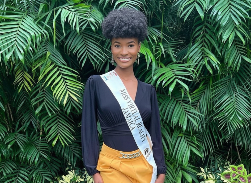Tyra Spaulding fue nombrada Miss Virtual Reality de Jamaica.
