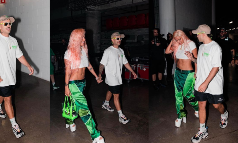 Imágenes de archivo de Karol G y Feid en el backstage de uno de sus conciertos en Miami, Florida. Las imágenes fueron la confirmación de su rumorada relación.