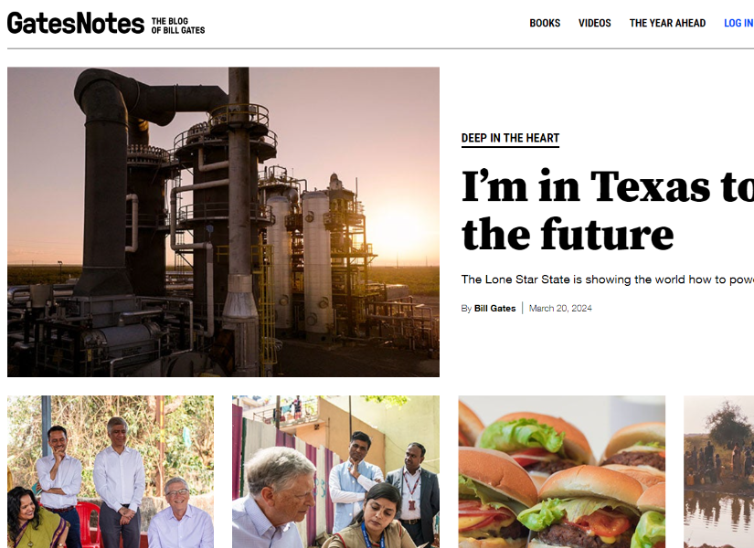 Blog de Bill Gates