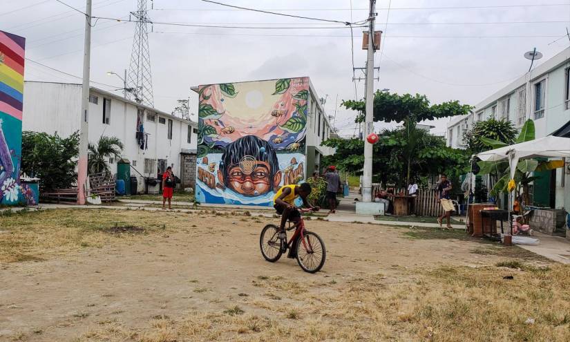 Buscan mediante el arte urbano y el muralismo contemporáneo que Socio Vivienda 3 sea identificada como una zona tomada por la cultura.