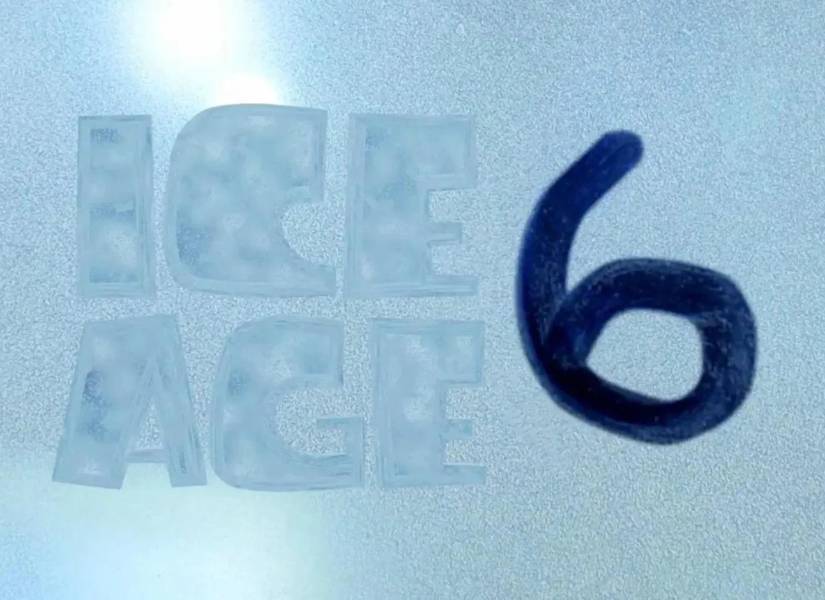 Promocional inicial de la Era de Hielo 6.