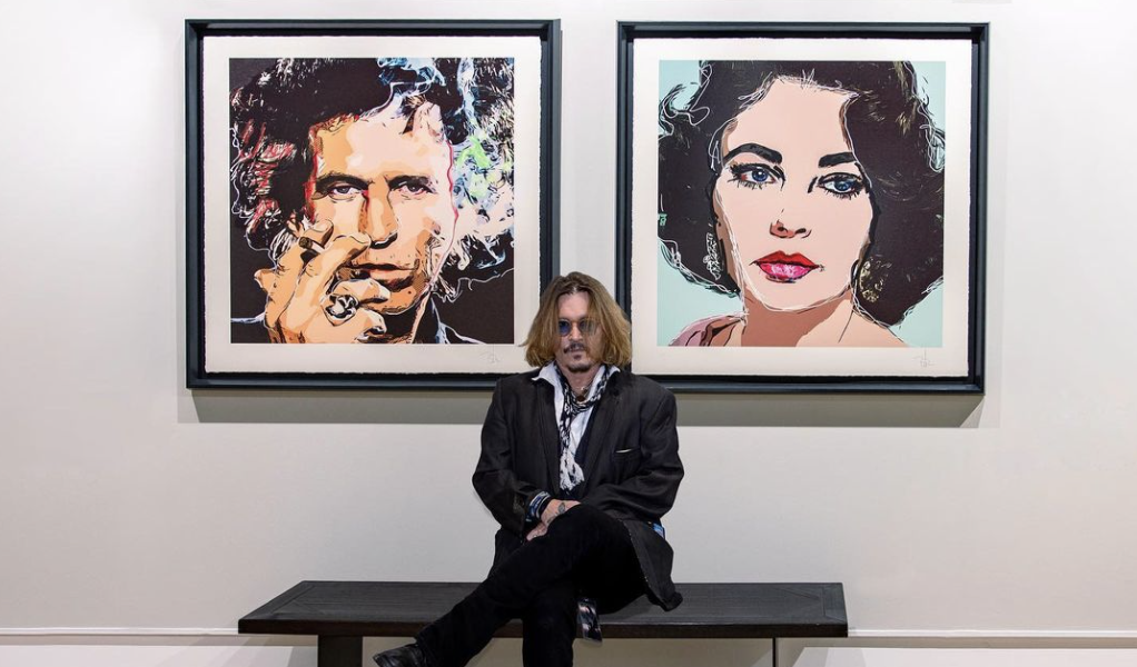 Johnny Depp vende sus creaciones artísticas por más de $3,5 millones