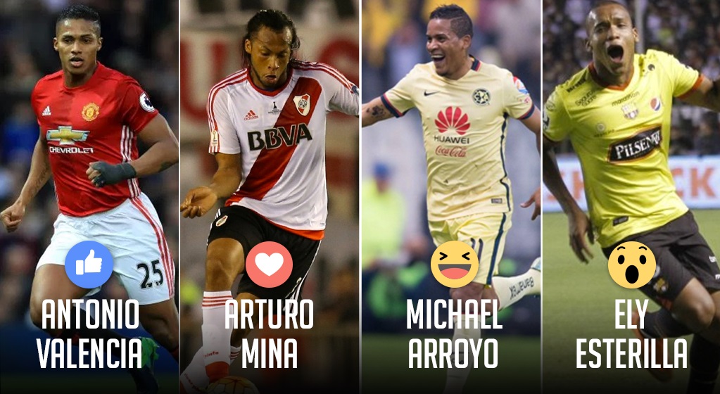 Antonio Valencia es el mejor jugador ecuatoriano del 2016 según nuestros seguidores