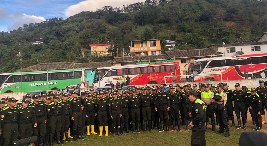 Más de 1.000 policías participan en fase final en parroquia Buenos Aires