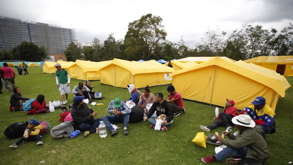 Migrantes venezolanos son reubicados en Bogotá