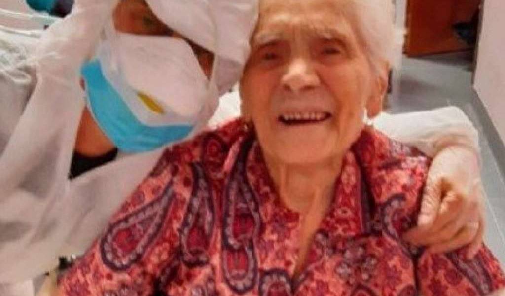 Sobrevivió a la gripe española y ahora vence al coronavirus