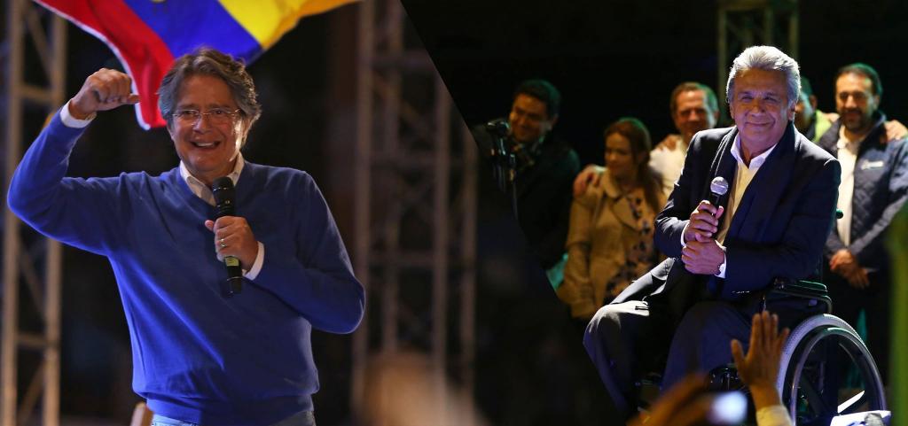 Guillermo Lasso obtiene el 53.02% frente al 46.98% de Lenín Moreno, según exit poll de Cedatos