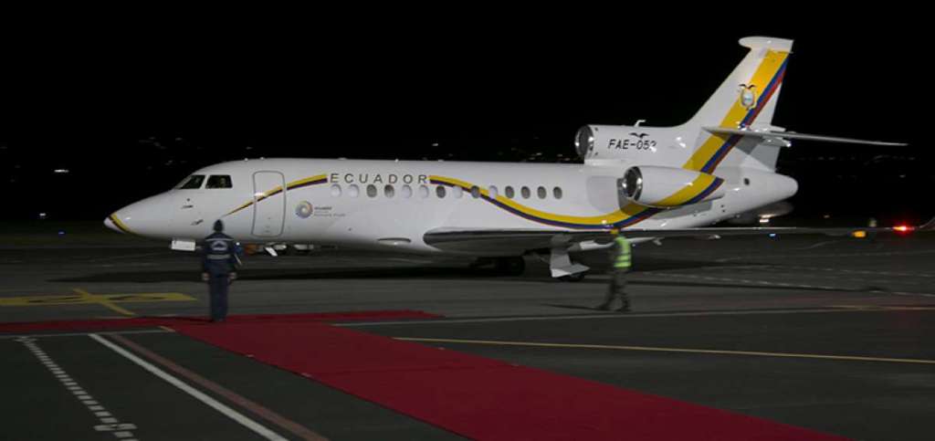 Avión presidencial aterriza de emergencia por falla mecánica