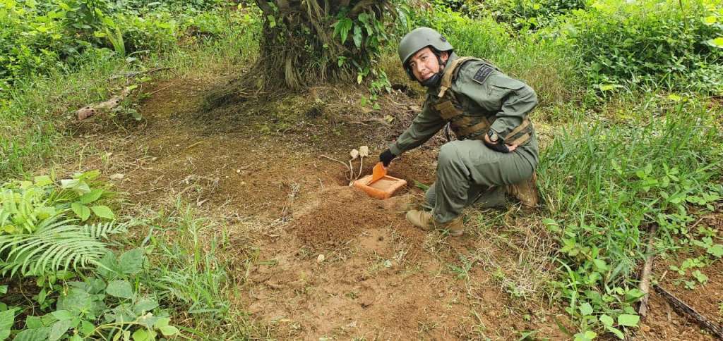 Militares hallan “trampa explosiva” en Mataje, Esmeraldas