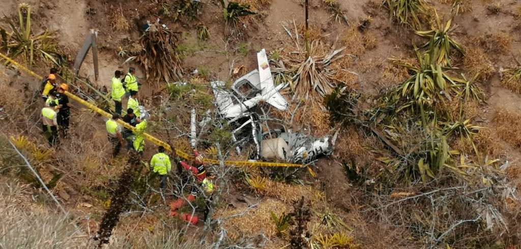 Dos muertos en accidente de helicóptero en Imbabura