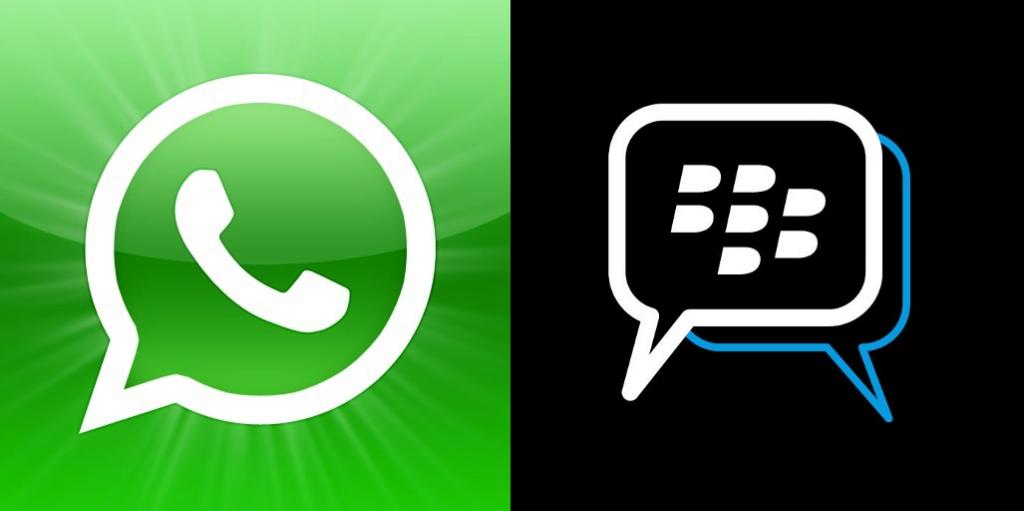WhatsApp vs. Blackberry Messenger, ¿quién gana?