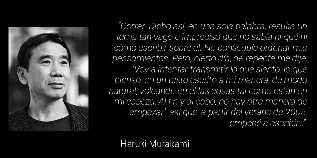 Correr, escribir y amar: las confesiones de Murakami