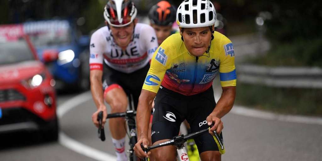 Jonathan Caicedo en busca de otra etapa en el Giro de Italia