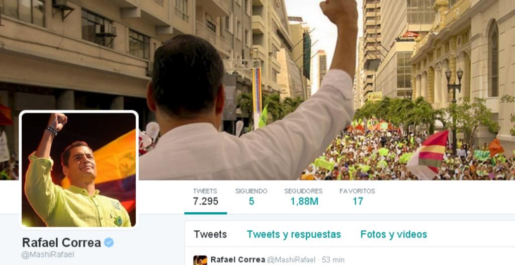 El presidente Rafael Correa analizó el clásico en Twitter