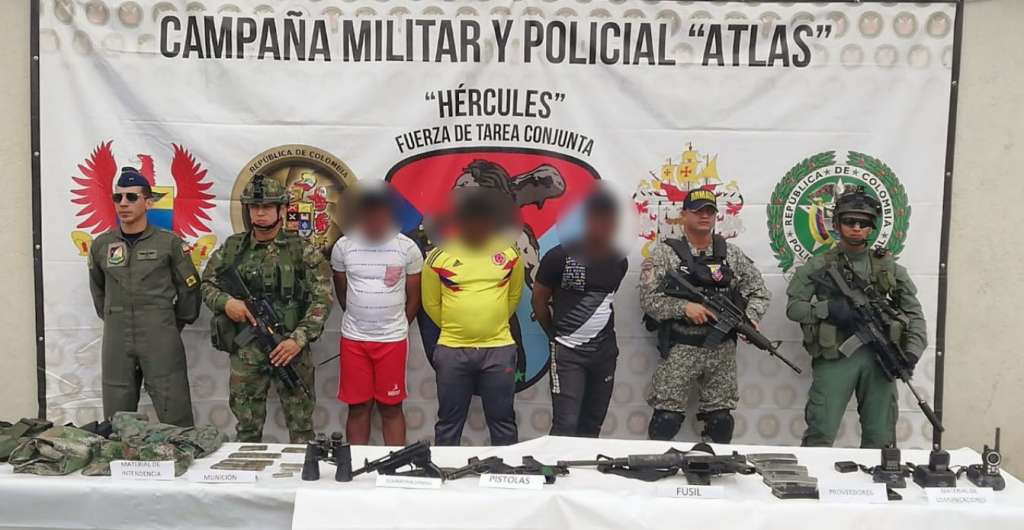 Dos miembros de una disidencia de FARC mueren en operación militar