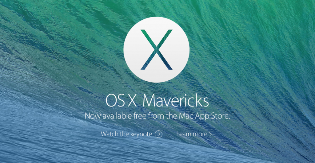 Apple anuncia que OS X Mavericks será gratuito