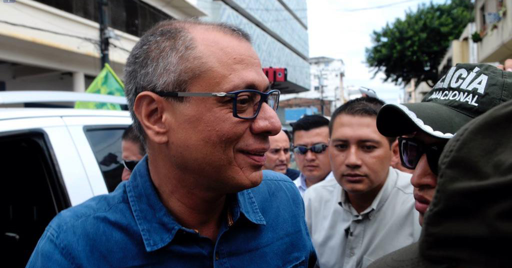 Vicepresidente Glas rechaza haber recibido coimas por parte de Odebrecht