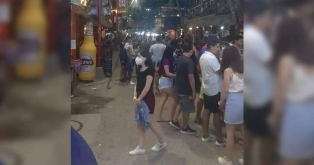 Aglomeraciones en Salinas, Montañita y Guayaquil